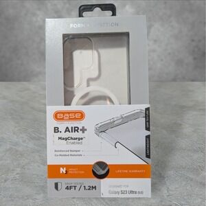 A9. Base B. Air+ Case For Samsung Galaxy S23 Ultra Clear MagCharge Enabled